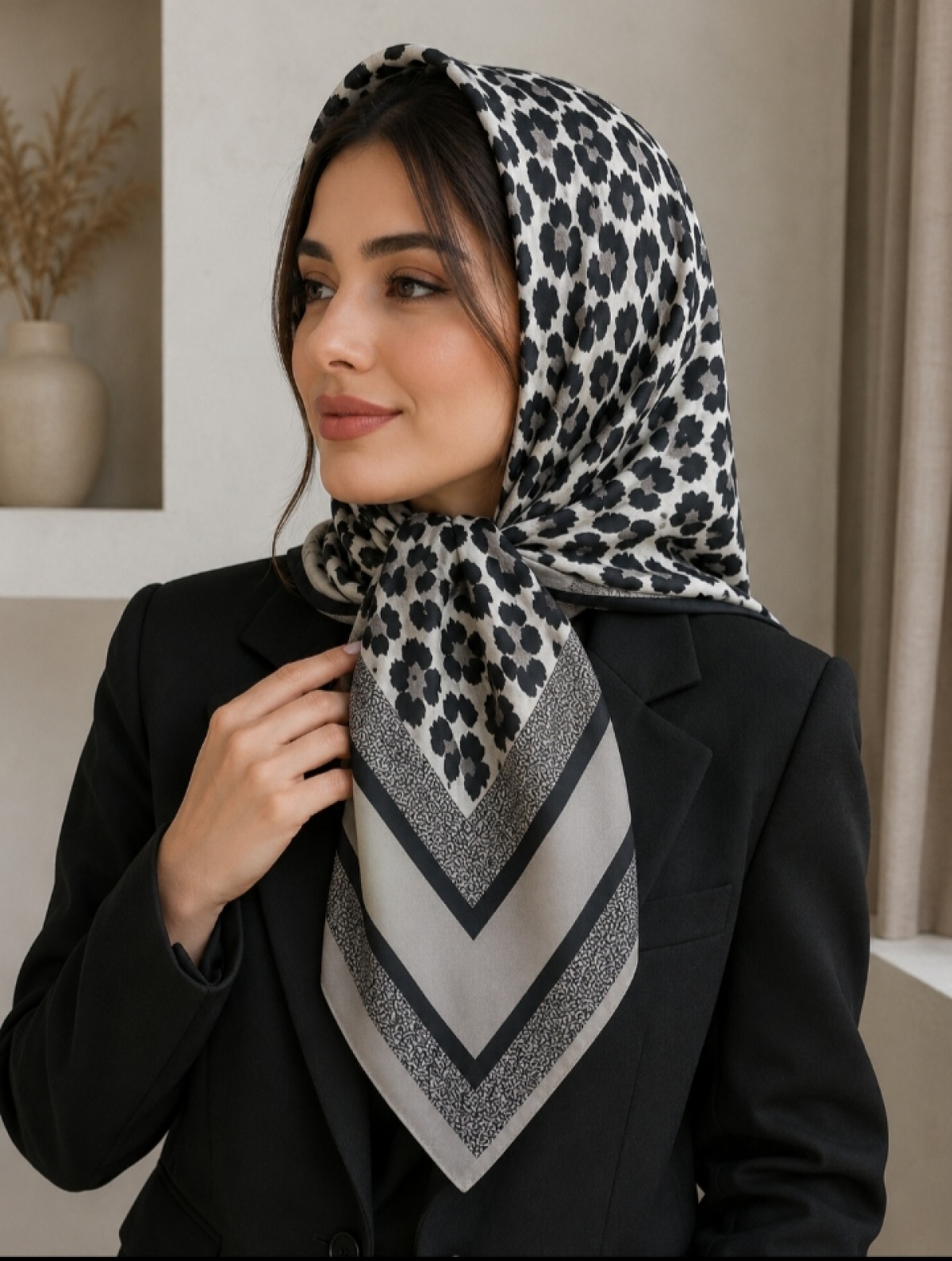روسری ساتن